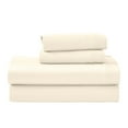 thumbnail image 2 of Superior 1000 Thread Count Egyptian Cotton Sheet Set, Deep Pocket Bed Sheets, Full, Ivory, 2 of 13
