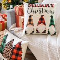 thumbnail image 5 of Set of 4 Decorative Easter Bunny Throw Pillow Covers - Truck Eggs Linen 18 x 18 Inches Pillow Cushion Case for Sofa Couch Bed Home Outdoor Car (18" x 18", Easter/Rabbit), 5 of 6