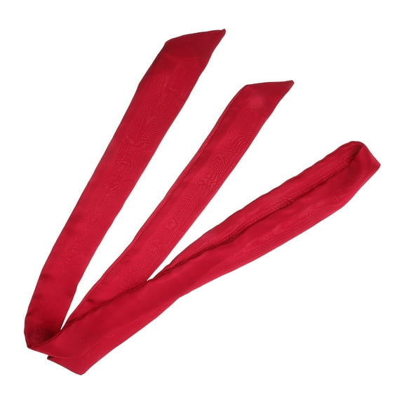 BESTYASH  Dark Red Silk Scarf Lightweight Elegant Long Versatile