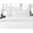White, variant on Elegant Comfort, Duvet Set 3 Piece 2 Pillow Shams King/Cal King White, Solid Print
