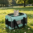 thumbnail image 3 of Cat Carrying Case - Pet Carrier Airline Approved, Protable and Breathable Pet Travel Carrier Removable Pad, Collapsible Cat Carrier Dog Carrier for Medium Cats Small Cats Dogs (Medium), 3 of 4