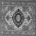 thumbnail image 1 of Ahgly Company Indoor Square Persian Gray Traditional Area Rugs, 4' Square, 1 of 4