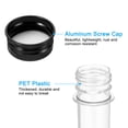 thumbnail image 3 of Uxcell 45ml Plastic Test Tubes with Screw Caps, 6Pcs 141x25mm Tubes for Party Decoration Lab Use, Black, 3 of 6