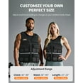 thumbnail image 2 of Adjustable Weighted Vest with Shoulder Pads - Adjustable Size & Weight - 10/15/20/30/40/50/80lbs Body Weight Vest for Men & Women, 2 of 6