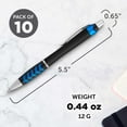 thumbnail image 5 of 10 Racetrack Ballpoint Pens Pack - Black barrel, Colored Grip - Blue, 5 of 5