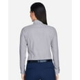 thumbnail image 3 of Devon & Jones D645W Women's Crown Collection Banker Stripe Woven Dress Shirt-Navy-M, 3 of 5