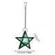 thumbnail image 3 of Lámpara De Viento Colgante Con Candelabro De Cristal Repujado De Estilo Europeo Con Estrella De Cinco Puntas, Portavelas Para Aromaterapia, Decoración Para El Hogar, 3 of 5