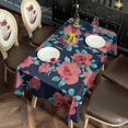 thumbnail image 6 of Pioneer Flower Floral Print Pattern Rectangle Tablecloth 60"x102",Waterproof Polyester Rectangle Table Cloth, Wipeable Spillproof Polyester Tablecloth for Dining, Camping, Indoor and Outdoor, 6 of 6