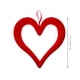thumbnail image 3 of Uuiauoio 1 Pieces Valentine‘s Day Velvet Heart Hanging Ornament 5.71Inch Heart Wreaths for Valentine‘s Day Wedding Anniversary Front Door Home Decor, 3 of 7