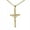 gold jesus, variant on Mens Cross Pendant Necklace Gold Color Silver Black Tone 3Mm Cuban Chain Box Link 18-24Inch Christ Necklace Jewelry