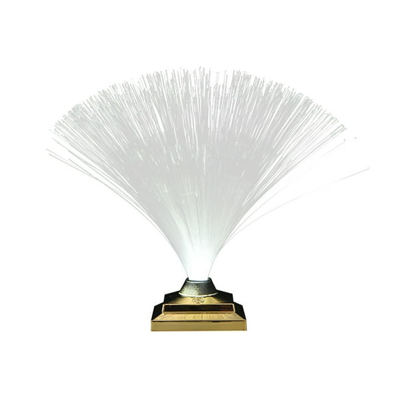 Lampe à Fibre Optique Alimentée par USB Lumière LED Changeant de Couleur avec Télécommande 12,4 Pouces de Hauteur Lots de Fibres Multicolores Illuminés
