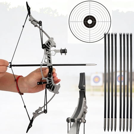 Piaoyu 16 Compound Bow and Arrow Set 16lbs Right/Left Handed for Target Shooting Hunting Games Archery Bow Set