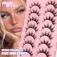 thumbnail image 2 of GROINNEYA 7 pares de pestañas 3D pestañas postizas naturales esponjosas suaves Cruz Manga pestañas Wispy extensión de pestañas naturales maquillaje Dengxun unisex, 2 of 2