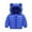 Blue, variant on Otqutp Baby Boys Girls Winter Coats Toddler Bear Ears Hoods Down Jacket 1-4 Years Kids Lightweight Puffer Padded Outwear
