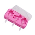 thumbnail image 1 of Moyic Cute Ice Cream Mould Heat-resistant Silicone Molds Kitchenware Food Tool Grade Kitchen 3 Animal Non-stick Slots Molds Baking Almacenamiento y organización del hogar Numero 3 Moyic HA028405-03, 1 of 6