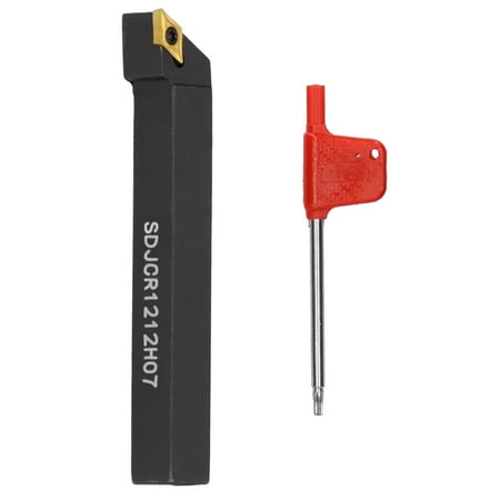 

SDJCR-1212H07 CNC Lathe Alloy Turning Tool Holder Black Turning Tool Indexable Holder for Industry Repairing Replacing