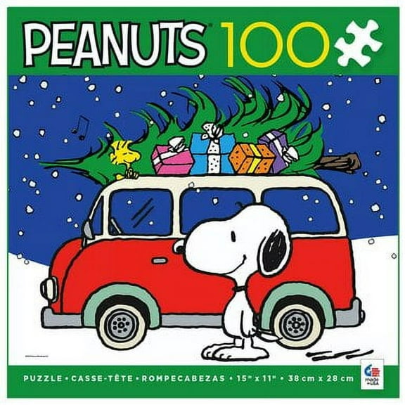 Ceaco - Christmas Peanuts - Peace and Presents - 100 Piece Jigsaw Puzzle
