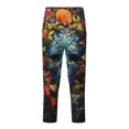 thumbnail image 2 of Disketp Butterfly Flower Skull A for Teenagers' Pajama Pants ,Lounge Pants Teen joggers Ideal for Home, School, or Sports-Small, 2 of 6