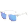 thumbnail image 3 of Piranha Eyewear Nova Eco-Pact Clear Unisex Sunglasses with Blue Mirror Lens, 3 of 5