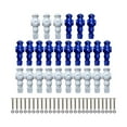 thumbnail image 2 of 26 Piezas de Jugadores de Fútbol de Mesa, Jugadores de Repuesto de Futbolín, Componentes de Mantenimiento de Entretenimiento, Accesorios para Máquinas Azul, 2 of 8