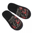 thumbnail image 3 of Pantuflas de espuma viscoelástica suaves para mujer, estilo Tim Burton, con suela antideslizante, cálidas y cómodas, con la película de terror Beetlejuices personalizada, 3 of 5