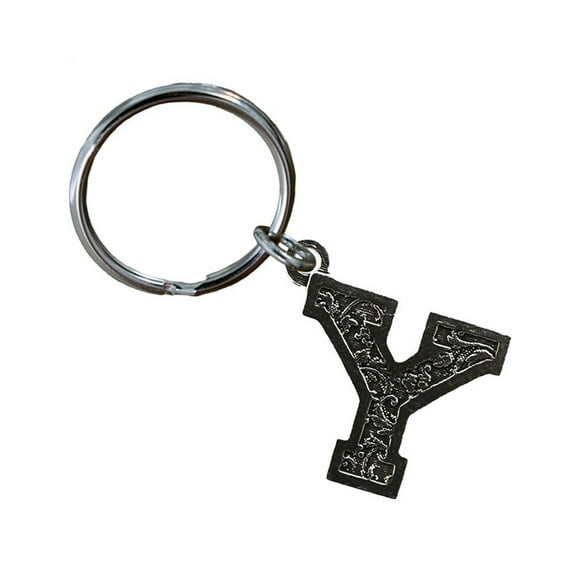 Y Keychain, Letter, Alphabet, L025KC, Key Fob, Key Ring, Keys, Zipper Pull, Luggage Tag, Pewter, Backpack, Over 300 Keychains Designs, Handmade in the USA