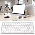 thumbnail image 1 of Keyboard, Stable Connection Portable Exclusive Shortcut Keys Ultra Lightweight Compact Keyboard  for Windows for IOS for Android German,French,Spanish,Arabic, 1 of 7