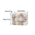 thumbnail image 2 of Fllostpr 24PC Colorful Christmas Ball Ornaments, Shatterproof Hanging Decor Set for Xmas Tree Wedding Party Home Indoor, 2.4", 2 of 6