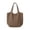 Brown, variant on Summer Beach Storage Bag, Loetky Crochet Mesh Shoulder Handbags, Casual Beach Woven Bag For Women