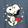 thumbnail image 3 of Peanuts - Snoopy Vampire Stars Glow In The Dark - Women's Short Sleeve Graphic T-Shirt, 3 of 6