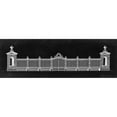 thumbnail image 3 of Gibbs, James 24x11 Black Modern Framed Museum Art Print Titled - Graphic Palace Gate I, 3 of 5