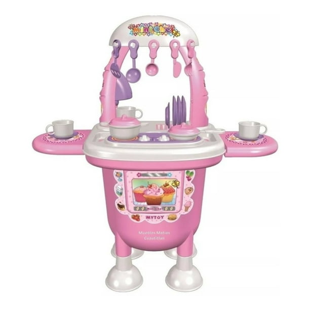 Cocinita Infantil Mini Chef 5532 MyToy Rosa Walmart en linea