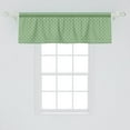 thumbnail image 2 of Ambesonne Abstract Window Valance, Folk Style Waves Motif, 42" x 18", Grey Teal Seafoam, 2 of 3