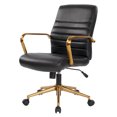 Baldwin Mid-Back Faux Leather Chair - Walmart.com