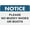 Metal tin sign 3, variant on Notice Do Not Hang On Rope No Glass Allowed Metal Tin Sign 8x12 Inch Wall Mount Notice Park Playground Pool Public Leisure Recreation Activity Area Garage Recreation Hunting Lodge Fishing Village