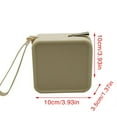 thumbnail image 3 of Silicone Storage Bag for Earphone Cable Lipstick Makeup Versatile Coin Purse Women Girl Travel Make Up Bag Organizer Bag, 3 of 8