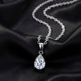 thumbnail image 3 of Flydeer Necklaces for Women Pear Cut Pendant Teardrop Chain Necklace Stainless Steel Jewelry Gift for Her, 3 of 6