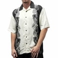 thumbnail image 2 of Irvine Park Men's Silk Shirt in a Jacquard Pattern, 2 of 3