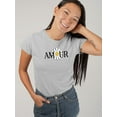 thumbnail image 2 of Amour Yellow Daisy T-Shirt Women -Image by Shutterstock, Female XX-Large, 2 of 4
