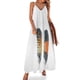 thumbnail image 1 of Vestido vertical sin mangas con diseño de cacatúa negra de cola roja, trajes de playa para mujer, vestidos de noche de lujo 2024, 1 of 7