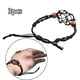 thumbnail image 4 of 3x Soportes de piedra vacíos tejidos Pulseras s Jaula sin piedra Redada Jaula Bolsa de red Titular para bodas Vacaciones Elaboración Niñas Negro BLESIY Pulsera elástica, 4 of 7