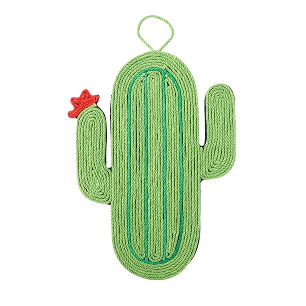 Greeniant Juguetes para mascotas, almohadilla para rascar para gatos, almohadilla corrugada de Cactus para gatos, almohadilla para rascar, almohadilla de Suministros para perros Greeniant PT001555-00