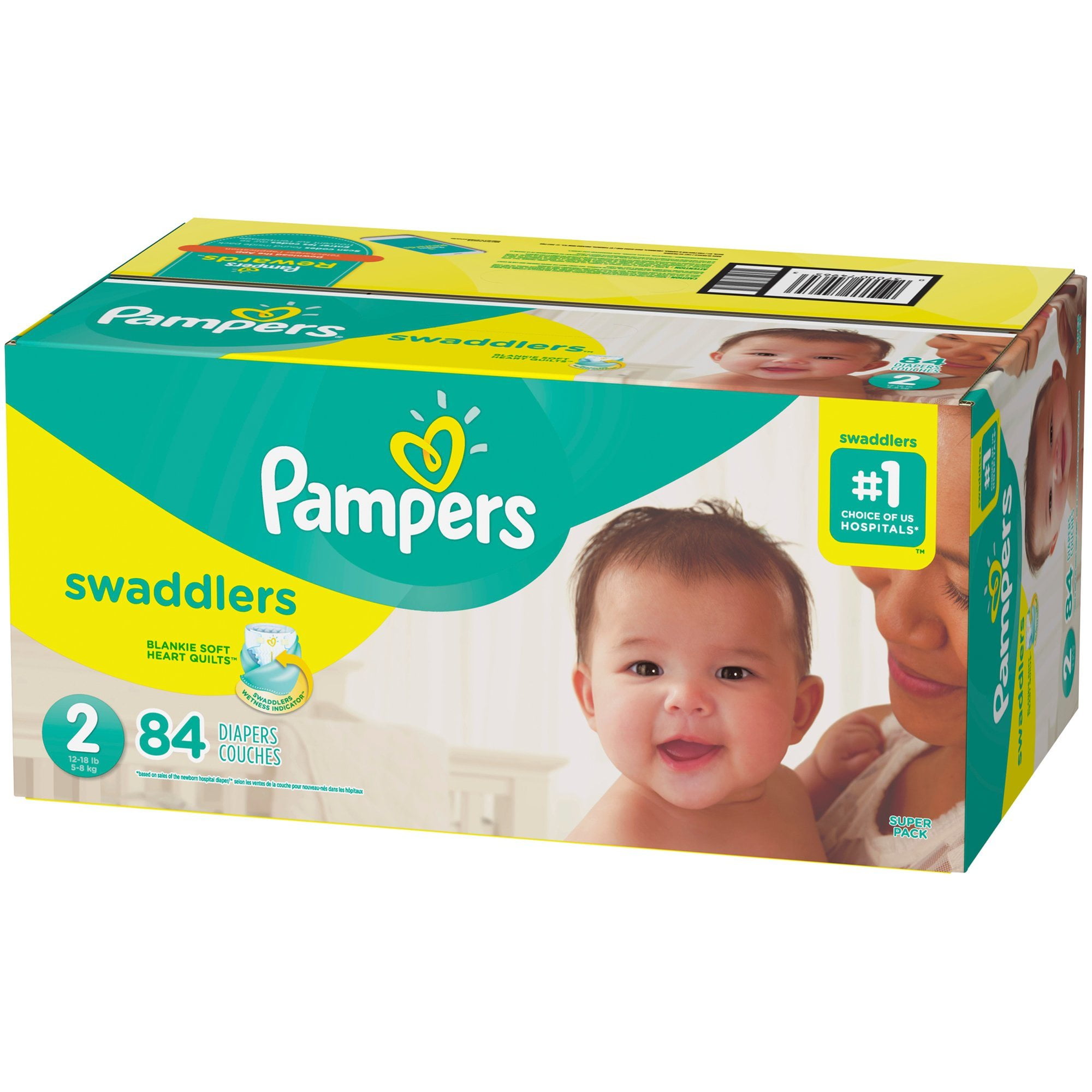 Pañales Desechables Pampers 66 Und Swaddlers Talla 4