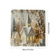 thumbnail image 3 of Fundas de lino para sillas, decoraciones navideñas, fundas para sillas navideñas en estilo 3D, ideales para el hogar y el comedor, decoraciones navideñas para respaldos de sillas, decoraciones de Hall, 3 of 6