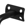 Galvanized Deck Railing Support AURARMLET Black Stainless Steel Deck Railing Handrail Brackets, 1 Set ...