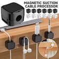 thumbnail image 4 of MYG Wall Mounted Charging Cable Organiser Clips Wire Manager Management Cord Holder, 4 of 4