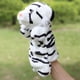 thumbnail image 5 of Marioneta Mano Tigre Serie Juguete Peluche Suave para Bebés Y () Blanco, 5 of 6