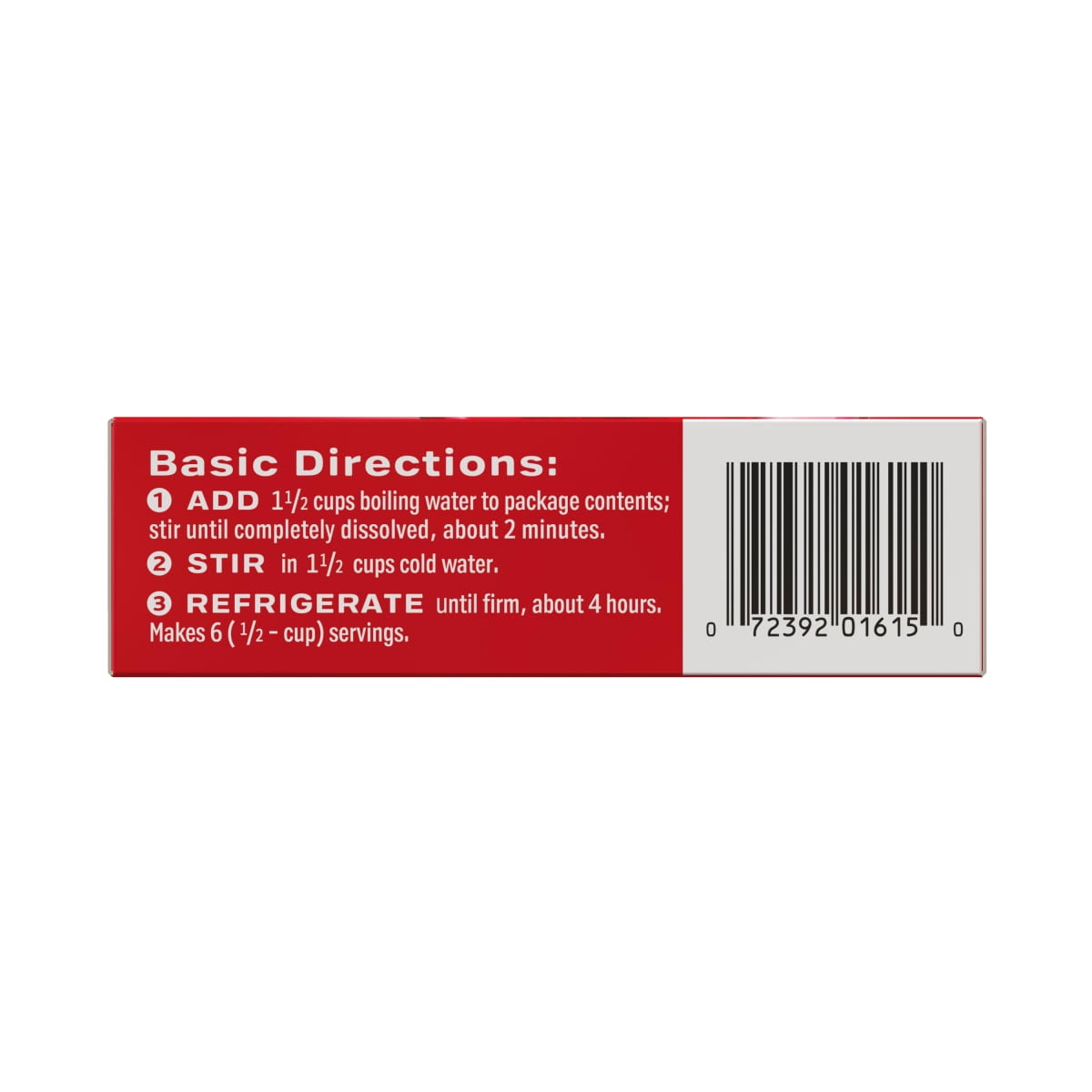(2 pack) Starburst Cherry Gelatin Mix, 6 Servings, 3.91 oz Cardboard Box