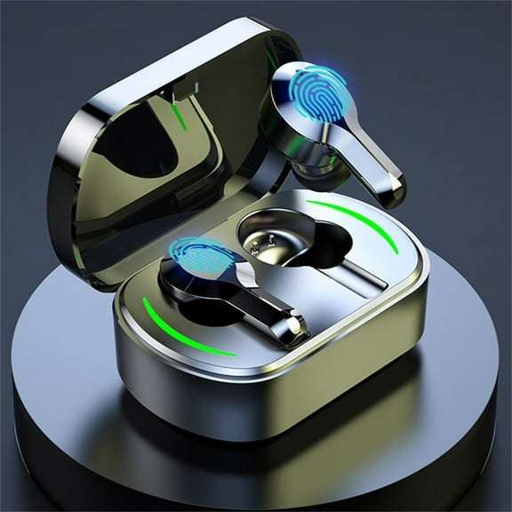 Vikszoy TWS-Headphones Phone 2 In 1 Digital Display Touch-Control Bluetooth 5.3 Hi-Fi Wireless Earphones Earbuds Headset IPX4