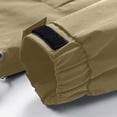 thumbnail image 6 of Men Half Zip Hooded Windbreaker, Drawstring Hood Pullover Jacket with Big Front Pocket, Lightweight Loose Casual Windproof Coat Green XL(XL), 6 of 9